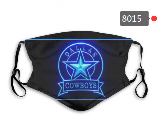 NFL 2020 Dallas Cowboys #5 Dust mask with filter->nfl dust mask->Sports Accessory
